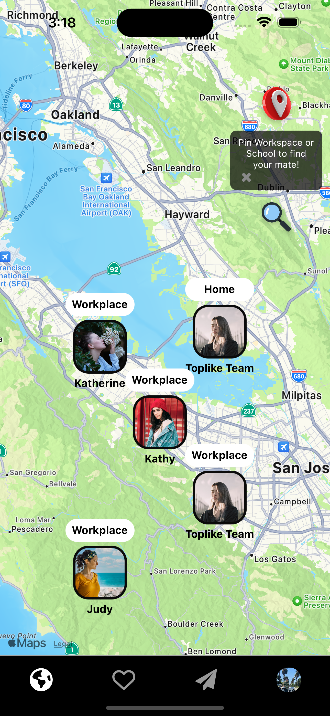 DatePro matching screen